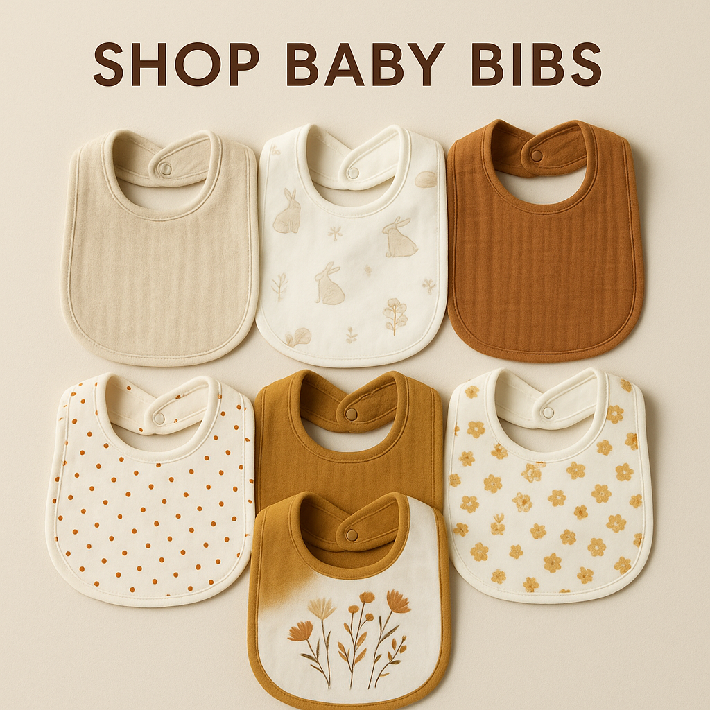Konssy Muslin Baby Bibs Baby Bandana Drool Bibs